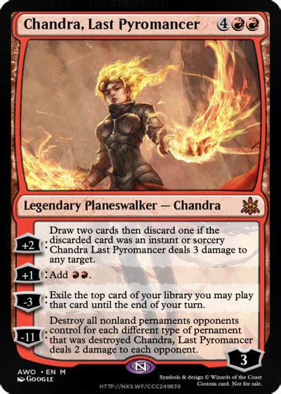 Mtgnexus Chandra Last Pyromancer