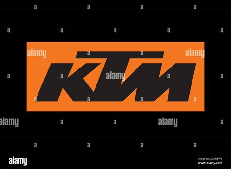 KTM, Logo, Black background Stock Photo - Alamy