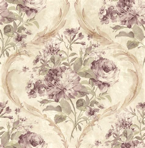 Victorian Rose Pink Wallpaper