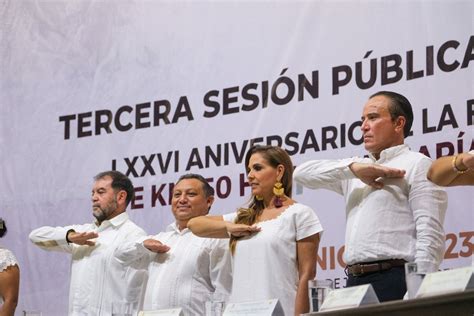 Gobierno Quintana Roo On Twitter Se Realiz La Sesi N P Blica Y