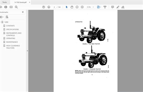 Case IH Tractor 1490 David Brown Operator S Manual 9 7302 Auto Repair