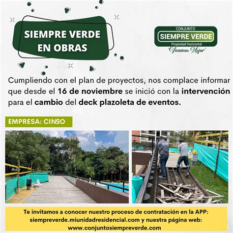 Conjunto Siempre Verde Siempre Verde En Obras Cambio Del Deck