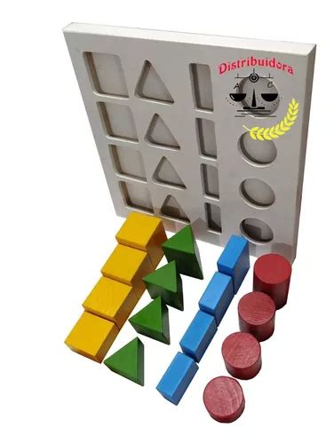 Juego Didáctico Montessori Niveles Figuras Geométricas Niños en venta