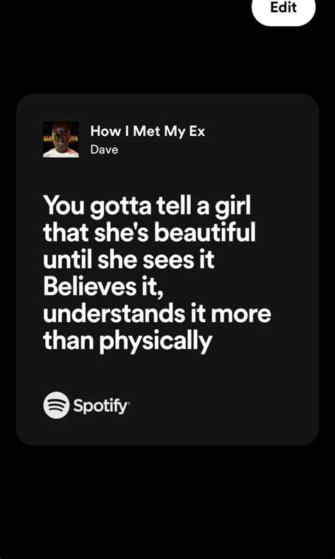 Dave How I Met My Ex Pretty Lyrics Rap Quotes Good Quotes For Instagram