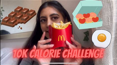 10000 Calorie Challenge Girl Vs Food Massive Cheat Day Anisha Youtube