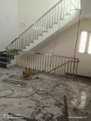 Silver Bar Ss Railing Mounting Type Floor At Rs Feet In Chennai