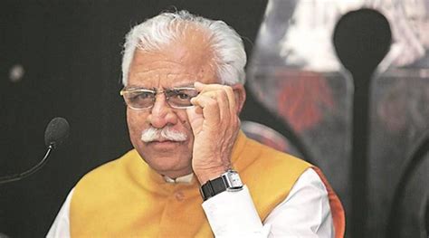 Haryana Chief Minister Sh Manohar Lal Today Announced To Give An