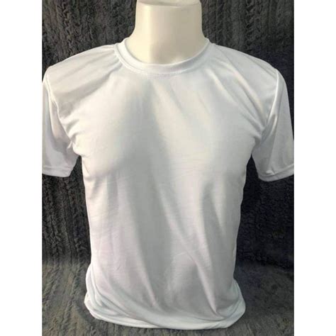 Round White Plain Polyester T Shirt For Printing Half Sleeves At Rs 65