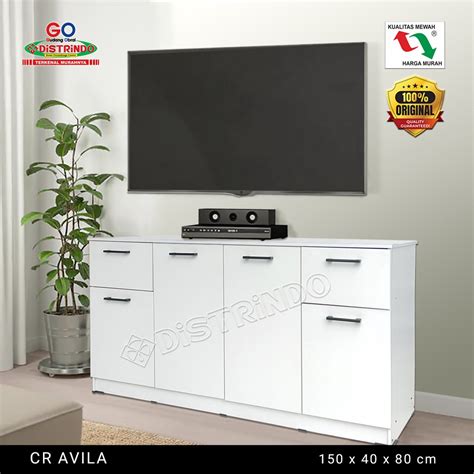 Jual Bufet Minimalis Sideboard Lemari Serbaguna Lemari Meja 4pintu