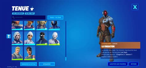 Mon Casier Fortnite Chapitre Saison Skins Partie Fortnite Fr