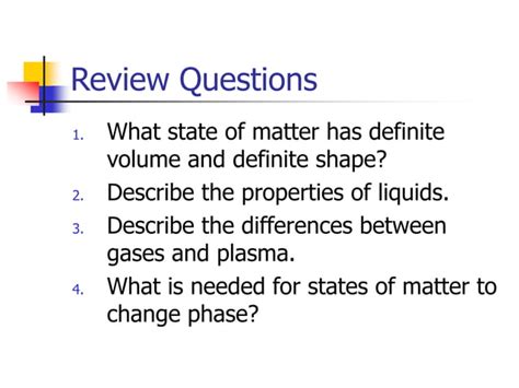 0708matter And Classificationstates Phases Of Matterppt