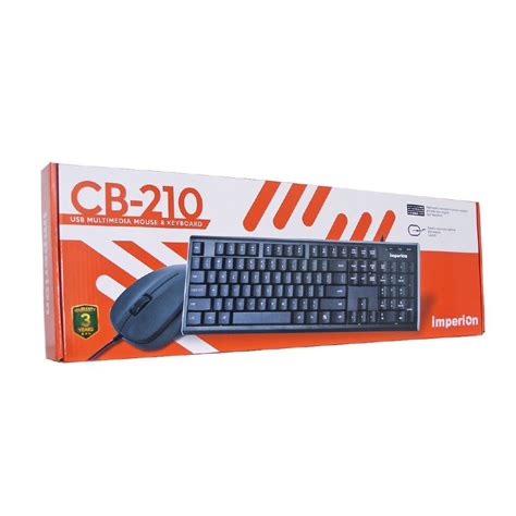 Jual Keyboard Mouse Imperion Wired Usb Combo Membrane Fullsize