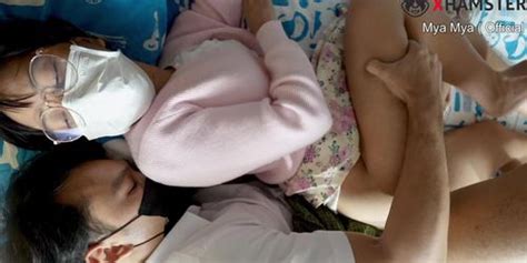 Excited Japanese Wife Enjoys Dildo Deep In Her Pussy Before Fucking Hard With Air Conditioner