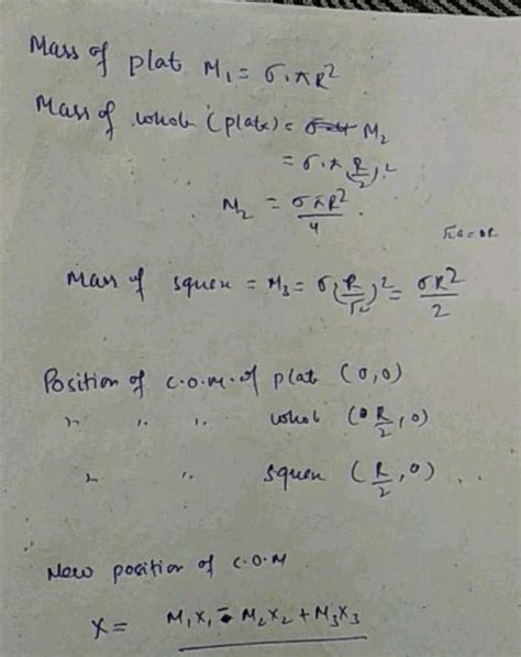 There Is A Thin Uniform Disc Of Radius R And Mass Per Unit Area O In