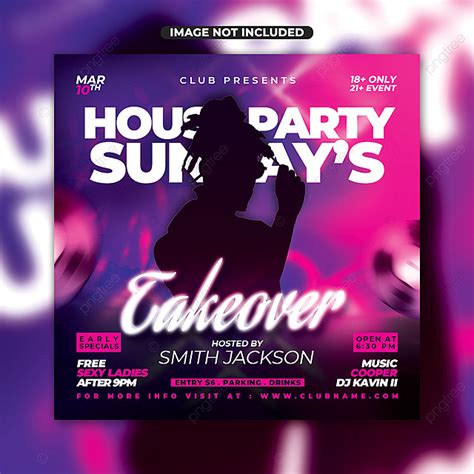 Party Entertainment Flyer Template Download On Pngtree