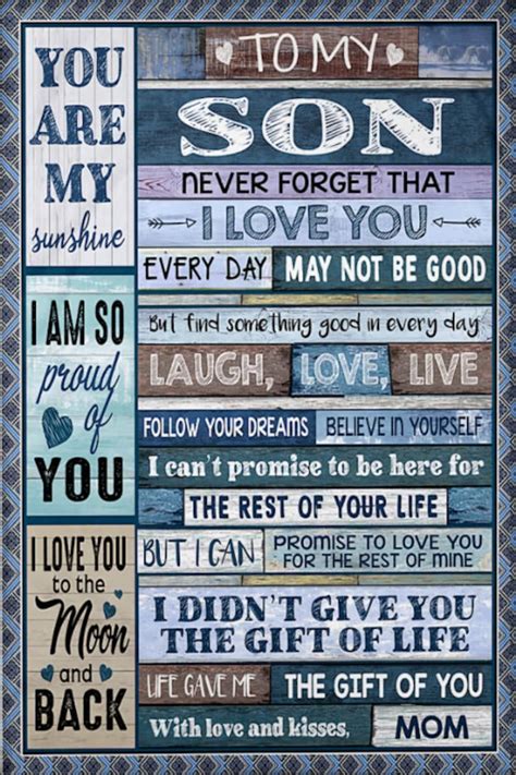 To My Son Never Forget That I Love You Everyday May Not Be Etsy