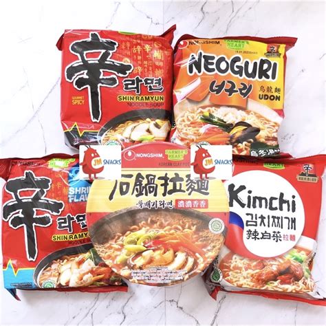 Jual Nongshim Shin Ramyun All Variant Gr Nong Shim Mie Korea