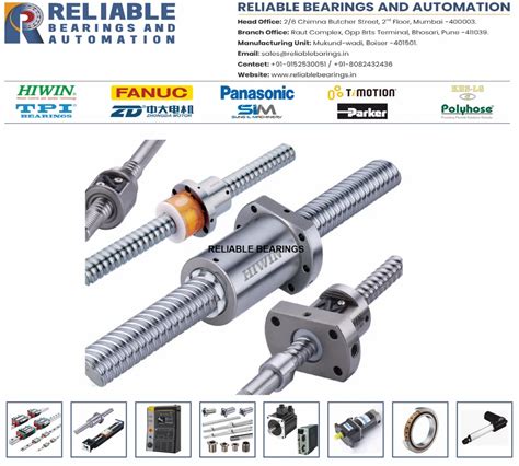 Steel Hiwin Cool Type I Ball Screw R80 At Rs 10000 Piece In Mumbai