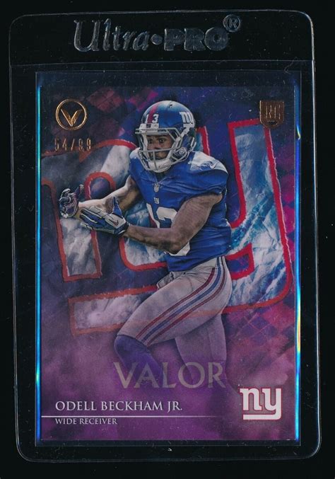 ODELL BECKHAM JR 2014 TOPPS VALOR ROOKIE VALOR RC 54 99 NEW YORK