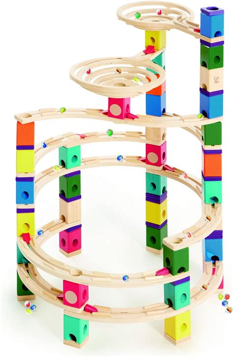 Award Winning Hape Quadrilla Wooden Marble Run Construction