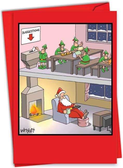 Amazon Nobleworks Humor Christmas Greeting Cards Bulk Box Set