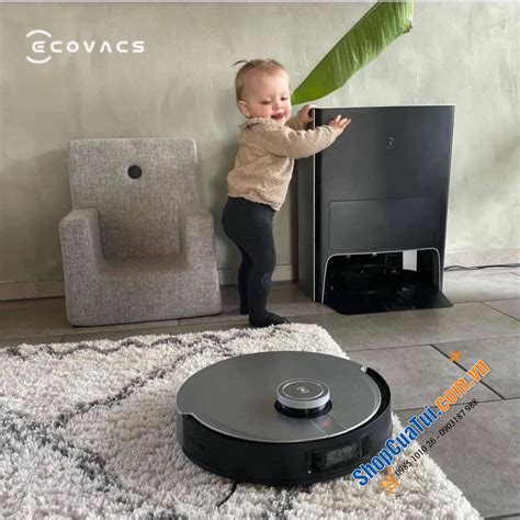 Shopcuatui vn ROBOT HÚT BỤI LAU NHÀ ECOVACS DEEBOT X1 OMNI