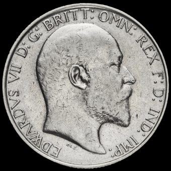 1910 Edward VII Silver Florin Fine