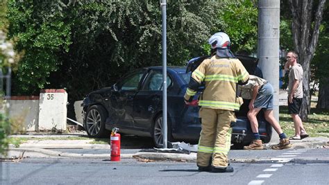 Collision In Wodonga Leads To Car Crashing Through Brick Fence The