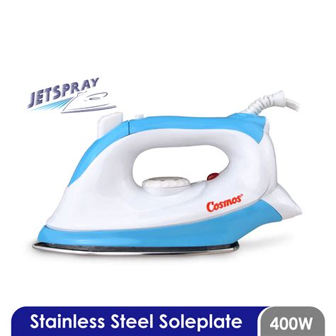 Cosmos Cis Electric Iron With Jetspray Stainless Steel