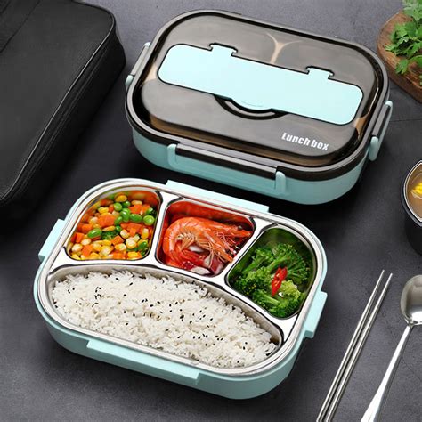 4 Grade T Rmica Lancheira Leakproof Bento Box 304 Caixas De Microondas