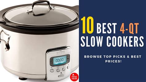 10 Best 4 Quart Slow Cookers Review 2019 Browse Our Top Picks Youtube