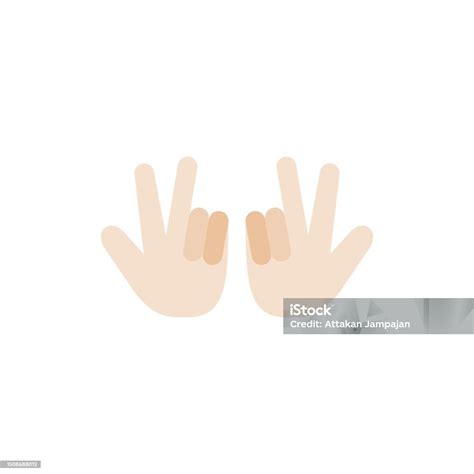 hand gesture icon hand gesture  hip hop  rap vector stock