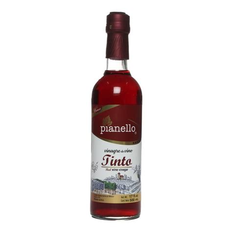 Vinagre De Vino Tinto Pianello Estilo Italiano 500 Ml Walmart