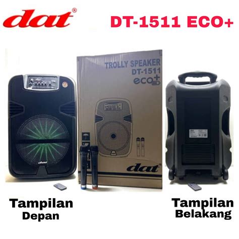 Speaker Portable Dat DT 1511 ECO Original 15 Inch Bluetooth Lazada