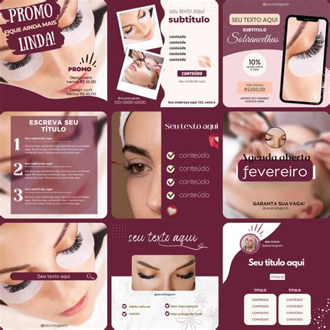 PACK CANVA LASH DESIGNER E EXTENSÃO DE CÍLIOS sirlene moreira da