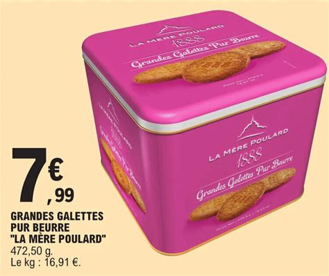 Promo Grandes Galettes Pur Beurre La M Re Poulard Chez E Leclerc