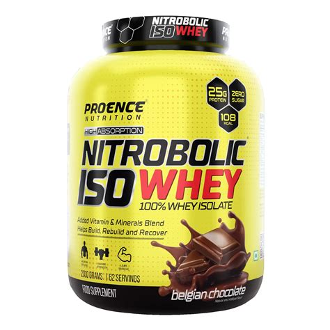 Proence Nitrobolic Iso Whey Protein 2 Kg Whey Protein Isolate Protein Supplements Sports