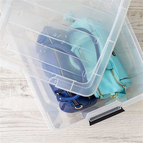 Iris Usa 53 Qt Plastic Storage Bin Tote Organizing Container With