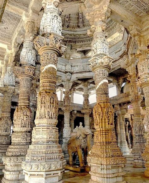 The carvings on the Ranakpur Jain temple, Rajasthan, India : r/IndiaSpeaks