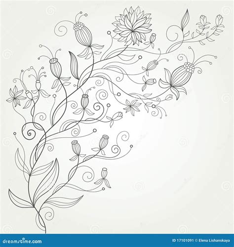 Flourish background stock vector. Illustration of flourish - 17101091