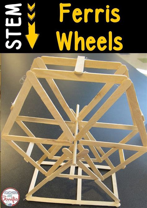 Stem Ferris Wheel Challenge Force And Motion Project Stem Challenges