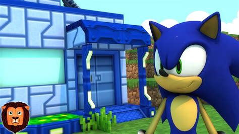 La Nueva Casa De Sonic En Minecraft Sonic En Minecraft 3 Leon