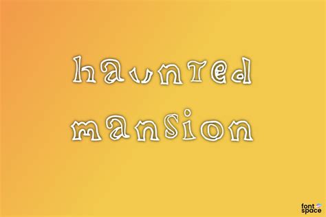 Haunted Mansion Font | Motive With Mindset | FontSpace