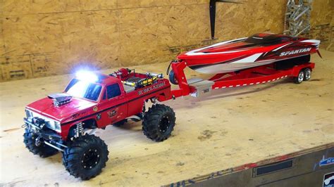 RC ADVENTURES - Beast 4x4 with a Cormier Boat Trailer - Traxxas Spartan ...