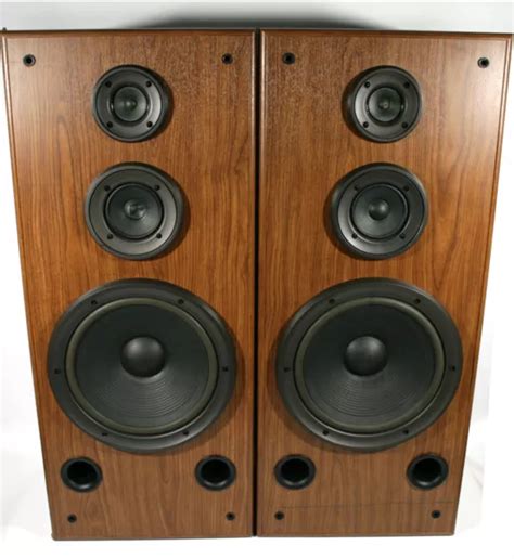 Vintage Technics Sb A Way Floorstanding Speakers Picclick Uk