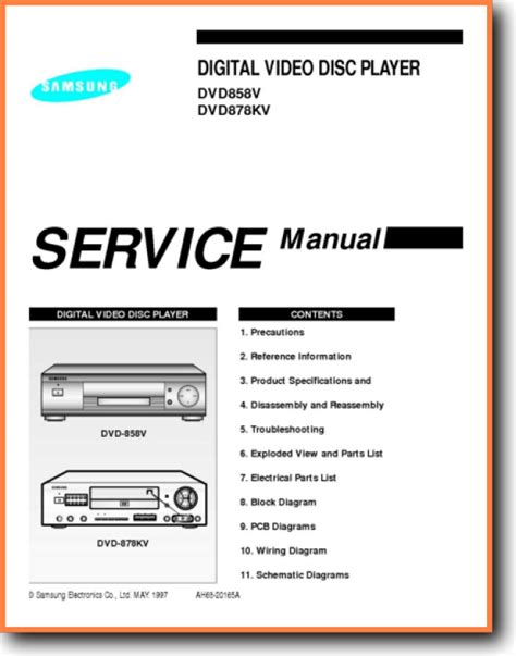 Samsung DVD-878-KV DVD Player - On Demand PDF Download | English