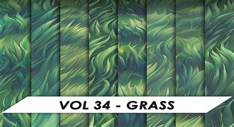 Hand Painted Textures Vol 34 Grass In Materials Ue Marketplace