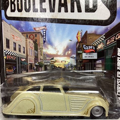 未使用に近いホットウィール 1934 クライスラー エアフロー ブリスター割れあり BOULEVARD ブルーバード Hot