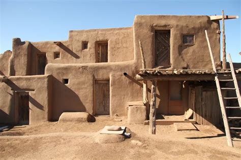 Native American Adobe House Taos Pueblo More House Plans Native