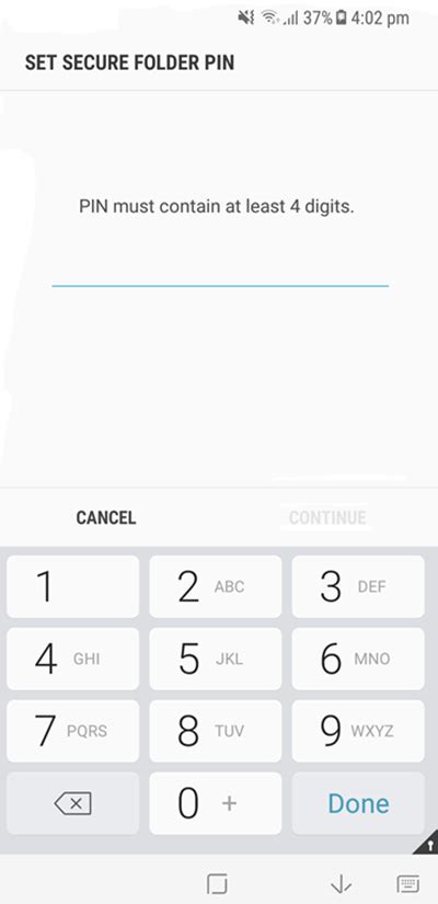 How To Reset The Password To Unlock Secure Folder Samsung Support